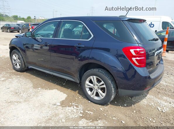 2GNALBEK7H1580968 2017 CHEVROLET EQUINOX Dark Blue Tył lewy
