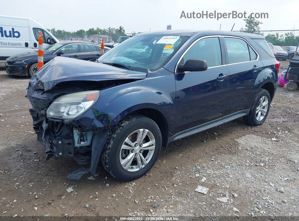 2GNALBEK7H1580968 2017 CHEVROLET EQUINOX Dark Blue Przód lewy