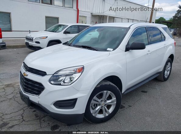 2GNALBEK7H1595597 2017 CHEVROLET EQUINOX White Առջևի ձախ երեք քառորդ տեսարան