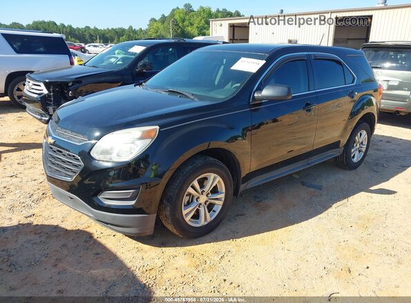 2GNALBEK8G1184644 2016 CHEVROLET EQUINOX Black წინა მარცხენა ხედი სამი მეოთხედიდან