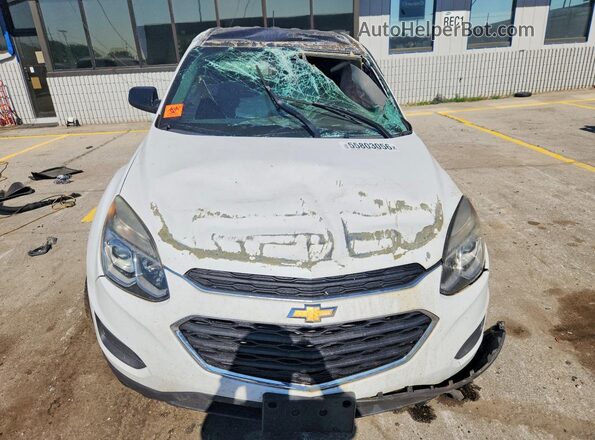 2GNALBEK8G6172447 2016 CHEVROLET EQUINOX White Вид спереду