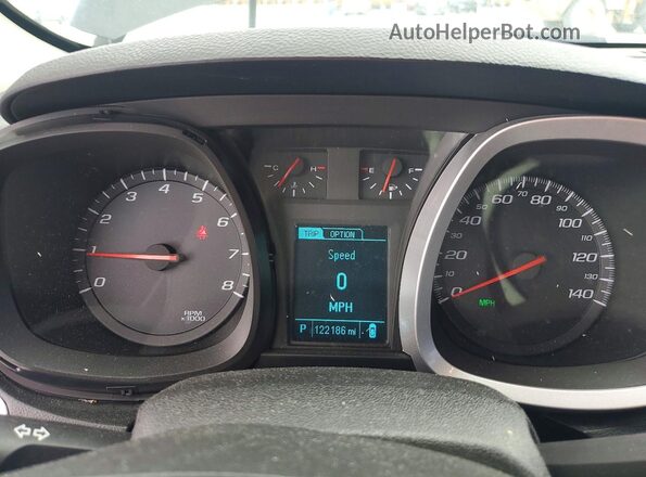 2GNALBEK8H1546683 2017 CHEVROLET EQUINOX Black Vista del cuadro de instrumentos
