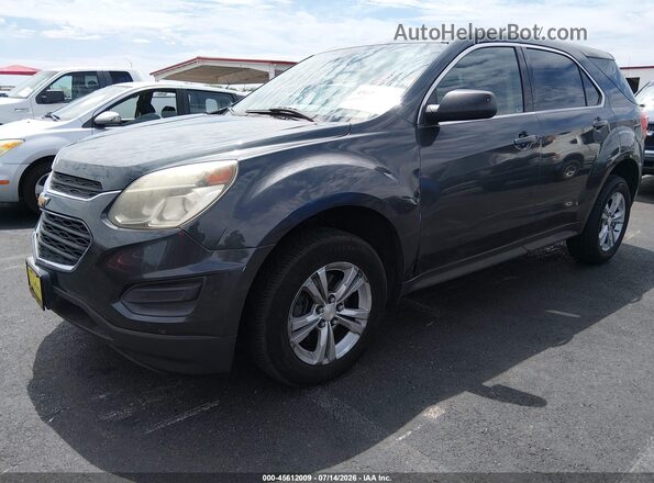 2GNALBEK8H1555111 2017 CHEVROLET EQUINOX Gray Vista tres cuartos delantera izquierda