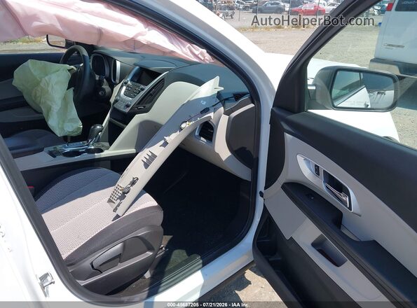 2GNALBEK8H1602430 2017 CHEVROLET EQUINOX White Widok wnętrza z przodu