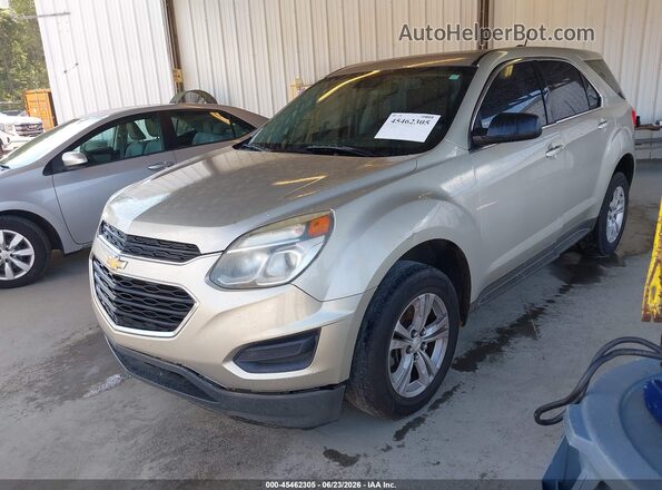 2GNALBEK9G1121276 2016 CHEVROLET EQUINOX Tan Առջևի ձախ երեք քառորդ տեսարան