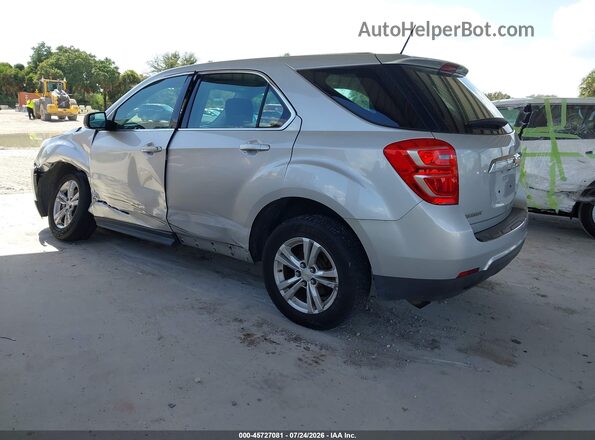 2GNALBEK9H1534820 2017 CHEVROLET EQUINOX Silver Tył lewy