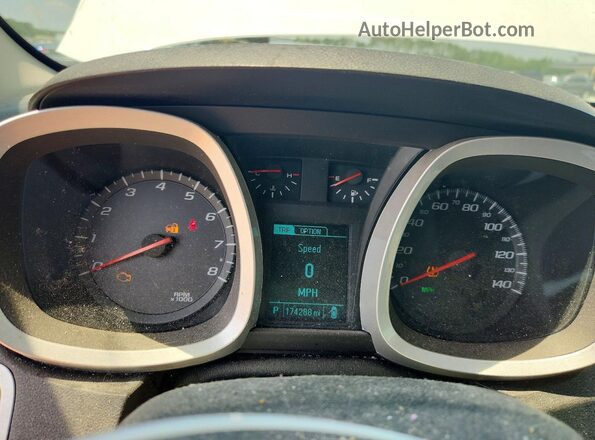 2GNALBEKXG1137034 2016 CHEVROLET EQUINOX White Vista del cuadro de instrumentos