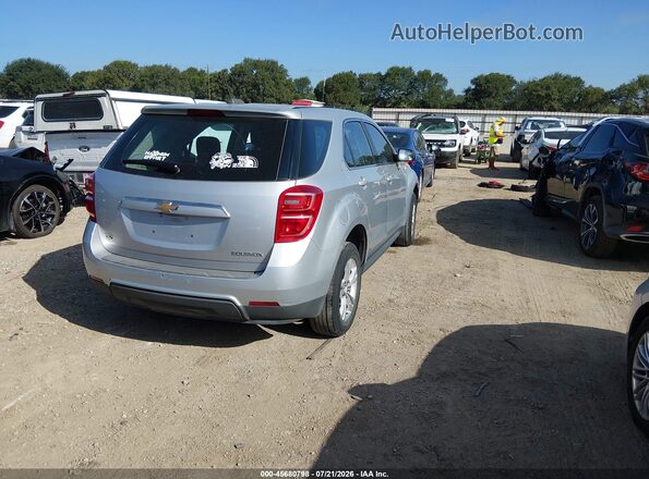 2GNALBEKXG1158594 2016 CHEVROLET EQUINOX Silver Tył prawy