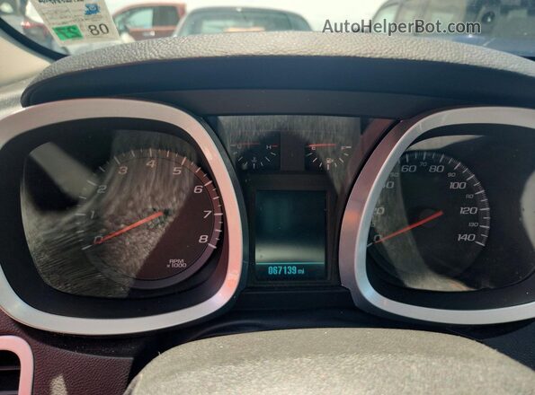 2GNALBEKXG1185987 2016 CHEVROLET EQUINOX Черный Вид щитка приборов