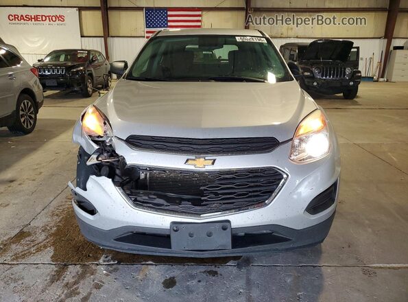 2GNALBEKXH1523762 2017 CHEVROLET EQUINOX Silver Դիմացի տեսք