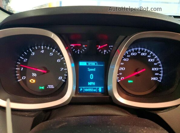 2GNALBEKXH1523762 2017 CHEVROLET EQUINOX Silver Սարքավորումների վահանակի տեսք