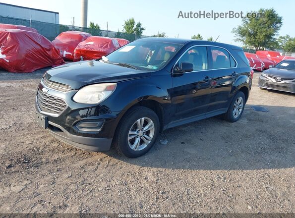 2GNALBEKXH1529013 2017 CHEVROLET EQUINOX Black Առջևի ձախ երեք քառորդ տեսարան