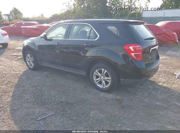 2GNALBEKXH1529013 2017 CHEVROLET EQUINOX Black Հետևի ձախ