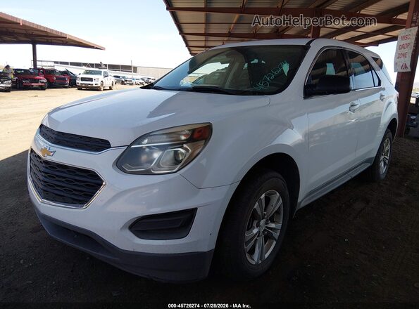 2GNALBEKXH1554123 2017 CHEVROLET EQUINOX Белый Передняя левая четверть