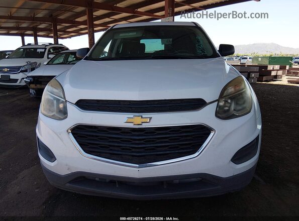 2GNALBEKXH1554123 2017 CHEVROLET EQUINOX Белый Вид щитка приборов