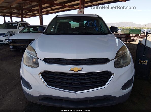 2GNALBEKXH1554123 2017 CHEVROLET EQUINOX Белый Вид спереди
