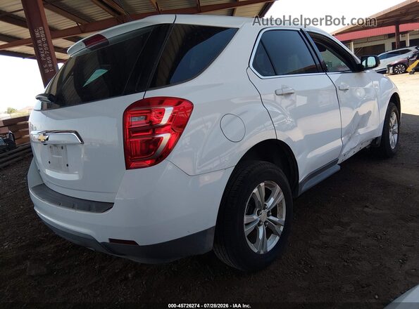 2GNALBEKXH1554123 2017 CHEVROLET EQUINOX Белый Задняя правая четверть