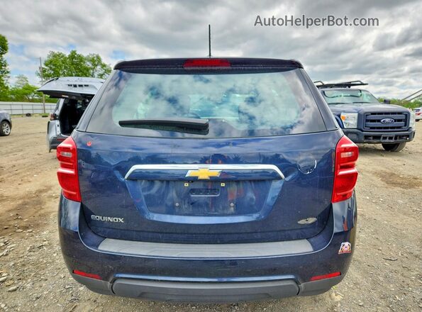 2GNALBEKXH1583279 2017 CHEVROLET EQUINOX Blue უკანა ხედი