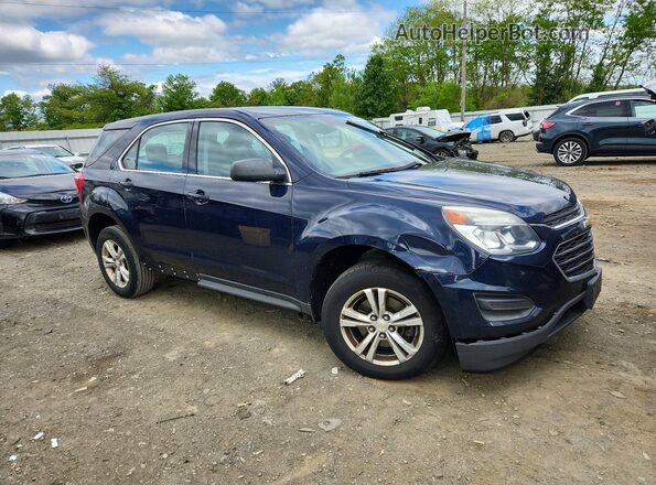 2GNALBEKXH1583279 2017 CHEVROLET EQUINOX Blue წინა მარჯვენა