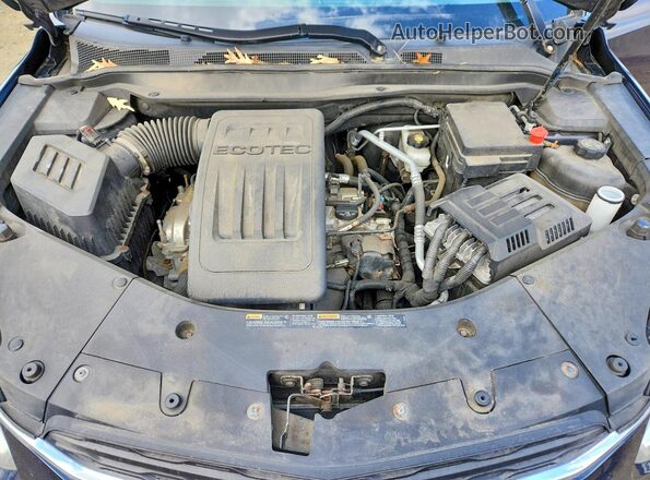 2GNALBEKXH1583279 2017 CHEVROLET EQUINOX Blue ძრავის განყოფილების ხედი