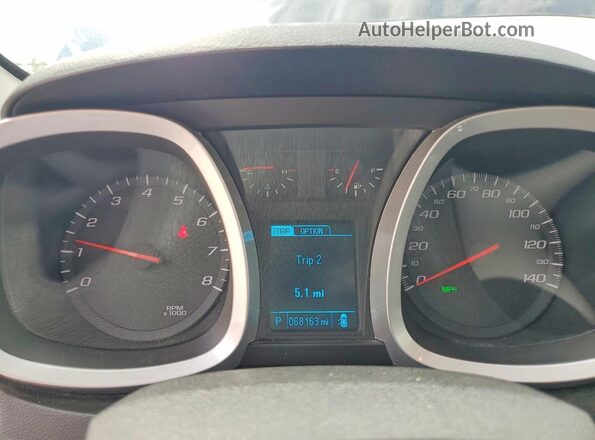 2GNALBEKXH1604793 2017 CHEVROLET EQUINOX Blue ხელსაწყოთა პანელის ხედი