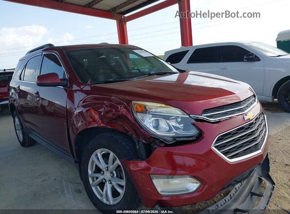 2GNALCEK0G1178939 2016 CHEVROLET EQUINOX Red Widok z przodu