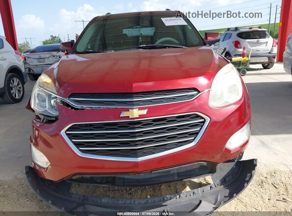 2GNALCEK0G1178939 2016 CHEVROLET EQUINOX Red Widok zestawu wskaźników