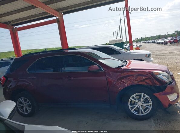 2GNALCEK0G1178939 2016 CHEVROLET EQUINOX Red Widok wnętrza z tyłu