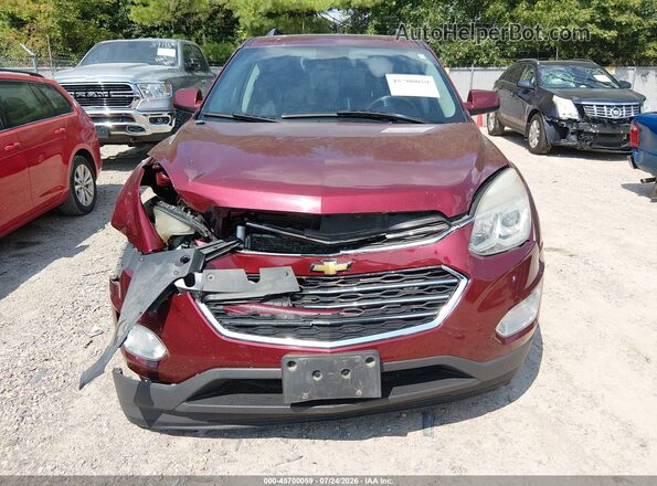2GNALCEK0G6233098 2016 CHEVROLET EQUINOX Burgundy Вид щитка приладів
