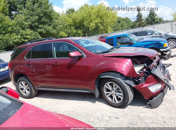 2GNALCEK0G6233098 2016 CHEVROLET EQUINOX Burgundy Вид задньої частини салону