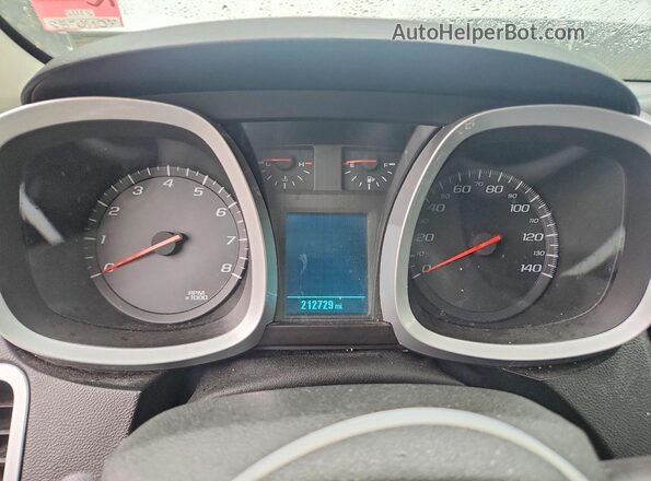 2GNALCEK0G6288649 2016 CHEVROLET EQUINOX Серебряный Вид щитка приборов