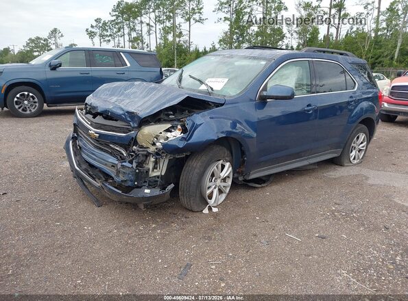 2GNALCEK0G6345268 2016 CHEVROLET EQUINOX Blue Передня ліва чверть