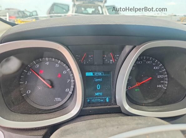 2GNALCEK0H1520777 2017 CHEVROLET EQUINOX White Instrument cluster view
