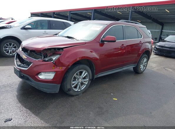 2GNALCEK0H1589100 2017 CHEVROLET EQUINOX Maroon Передня ліва чверть