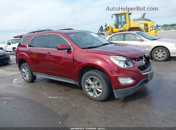 2GNALCEK0H1589100 2017 CHEVROLET EQUINOX Maroon Вид задньої частини салону
