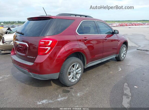 2GNALCEK0H1589100 2017 CHEVROLET EQUINOX Maroon Задня права чверть