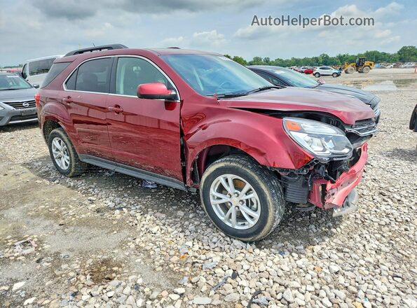 2GNALCEK1H1534901 2017 CHEVROLET EQUINOX Темно-бордовый Передняя правая четверть