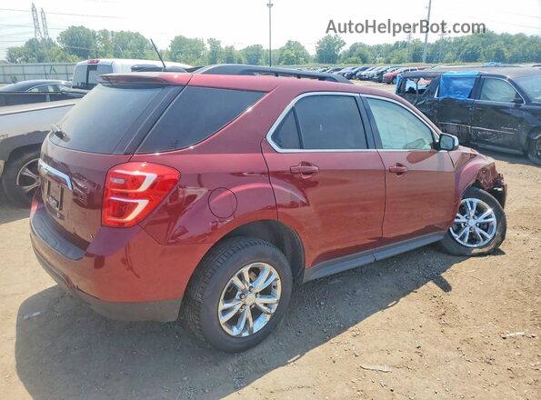 2GNALCEK1H1564125 2017 CHEVROLET EQUINOX Бордовый Задняя правая четверть