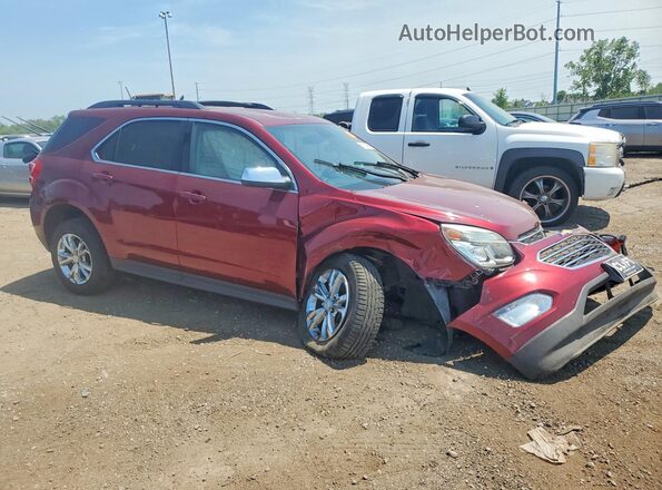 2GNALCEK1H1564125 2017 CHEVROLET EQUINOX Бордовый Передняя правая четверть