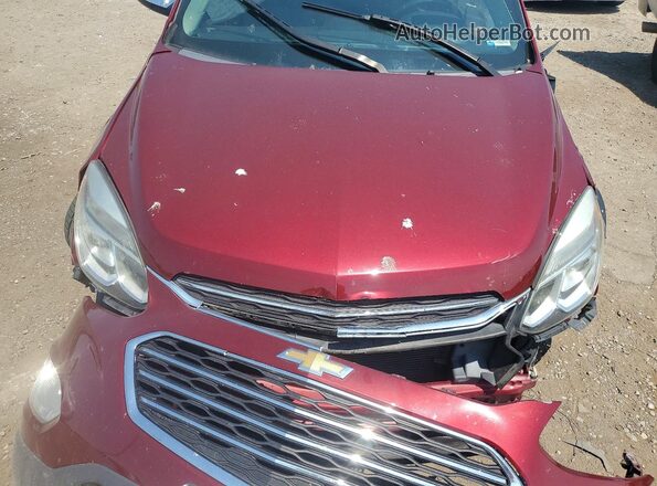 2GNALCEK1H1564125 2017 CHEVROLET EQUINOX Бордовый Вид подкапотного пространства