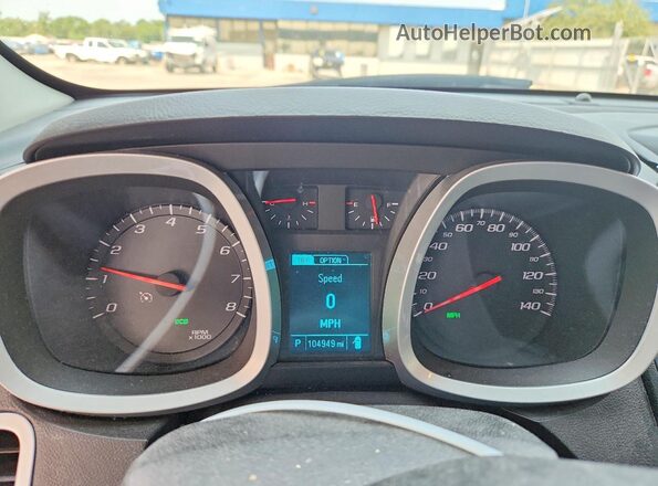 2GNALCEK1H1569485 2017 CHEVROLET EQUINOX Black Вид щитка приладів