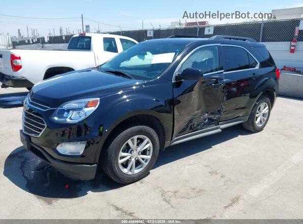 2GNALCEK1H6126451 2017 CHEVROLET EQUINOX Black Առջևի ձախ երեք քառորդ տեսարան
