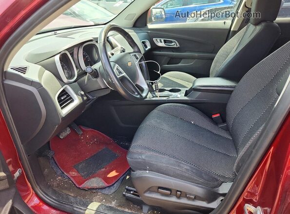 2GNALCEK2H1505987 2017 CHEVROLET EQUINOX Red Widok wnętrza z przodu