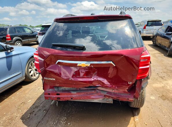 2GNALCEK2H1505987 2017 CHEVROLET EQUINOX Red Widok z tyłu