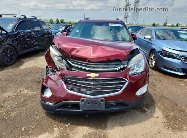 2GNALCEK2H1505987 2017 CHEVROLET EQUINOX Red Widok z przodu