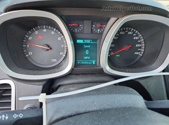 2GNALCEK2H1568085 2017 CHEVROLET EQUINOX Белый Вид щитка приборов