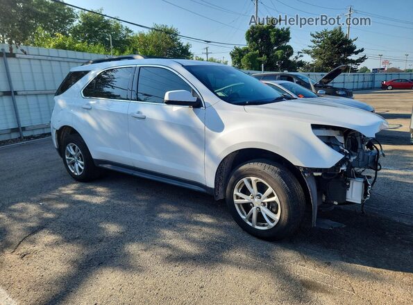 2GNALCEK2H1568085 2017 CHEVROLET EQUINOX Белый Передняя правая четверть