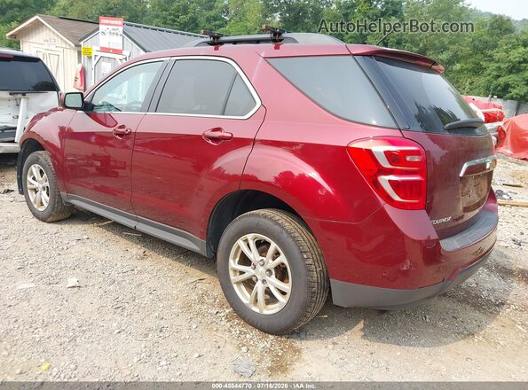 2GNALCEK2H1569737 2017 CHEVROLET EQUINOX Бордовый Задняя левая четверть