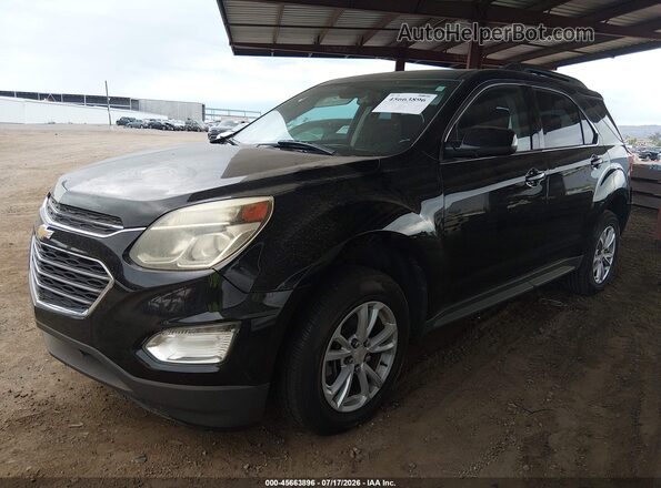 2GNALCEK2H1582293 2017 CHEVROLET EQUINOX Черный Передняя левая четверть