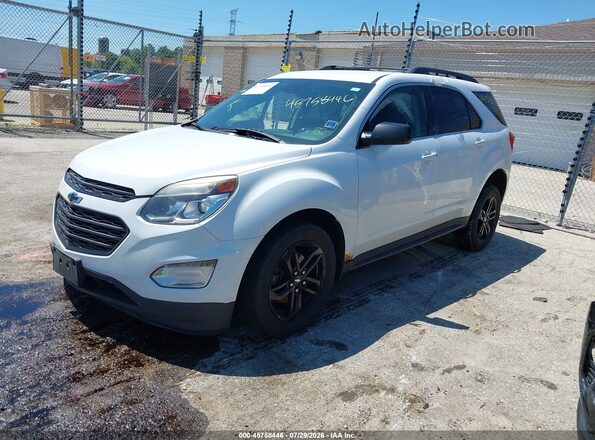 2GNALCEK2H6135210 2017 CHEVROLET EQUINOX White წინა მარცხენა ხედი სამი მეოთხედიდან